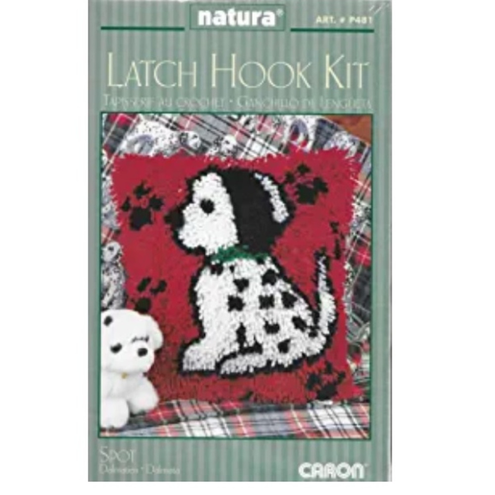 Caron Natura Latch-Hook Kit, Spot, 12" X 12"